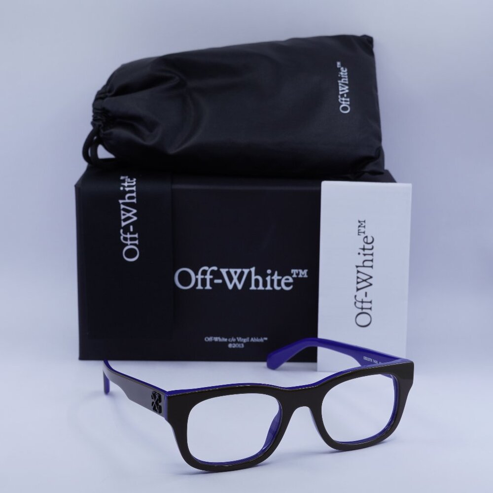 Final Price! Off-White OERJ07N STYLE 7N 7400 Mud/Blue Eyeglasses 51mm